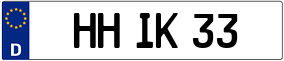 Truck License Plate